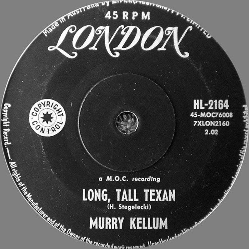 Murry Kellum / Glenn Sutton – Long, Tall Texan / I Gotta Leave This Town (7, Single) (Very Good (VG))