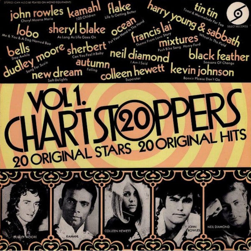 Various – 20 Chartstoppers Vol 1. (LP, Comp, Mono) (Very Good Plus (VG+))