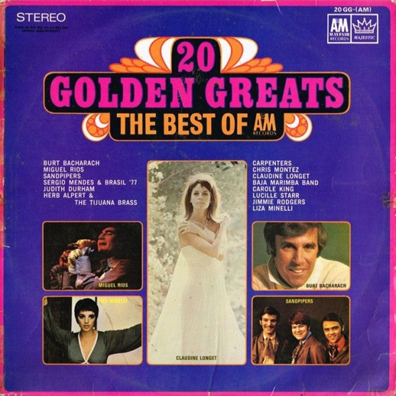 Various – 20 Golden Greats: The Best Of A&M Records (LP, Comp) (Very Good Plus (VG+))