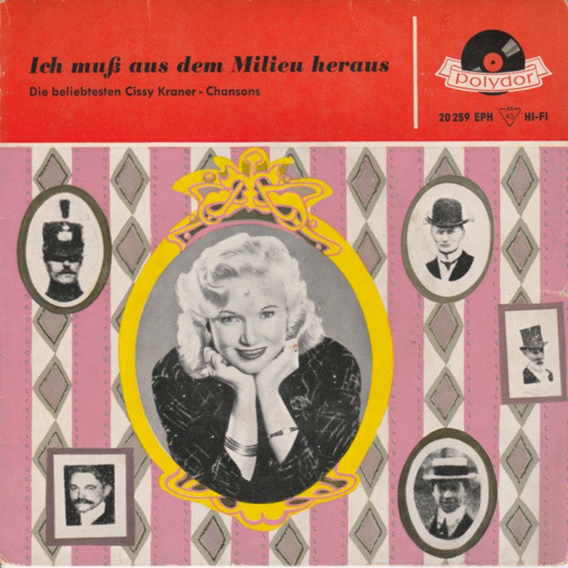 Cissy Kraner – Ich Mu Aus Dem Milieu Heraus (7, EP, Mono, RP) (Very Good (VG))