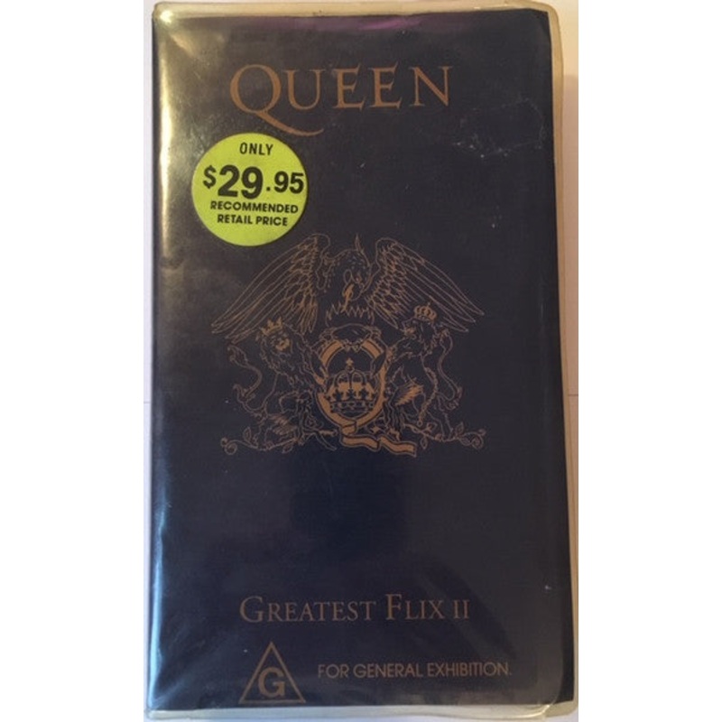 Queen – Greatest Flix II (VHS, Comp, NTSC) (Very Good Plus (VG+))