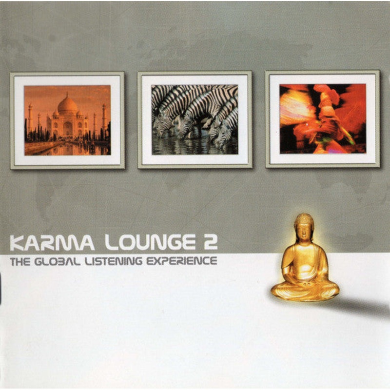 Various – Karma Lounge 2: The Global Listening Experience (2xCD, Comp) (Good Plus (G+))