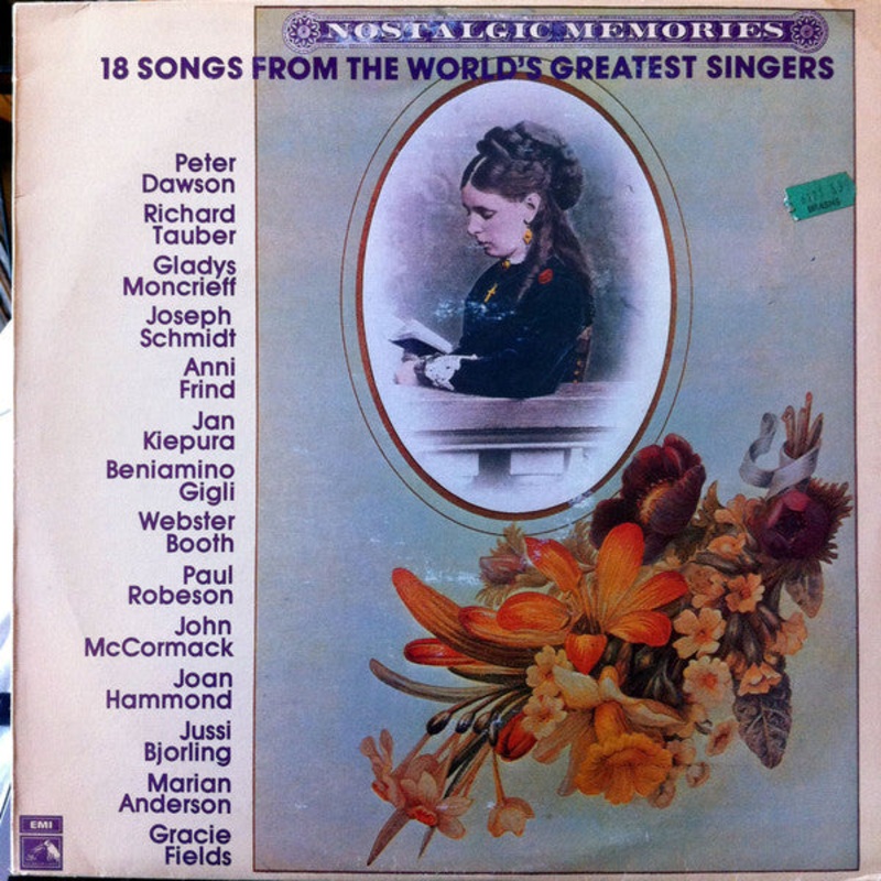 Various – Nostalgic Memories 18 Songs From The World’s Greatest Singers (LP, Comp, Mono) (Very Good Plus (VG+))
