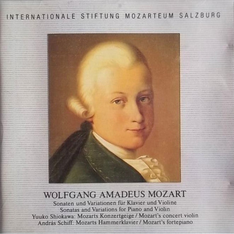 Wolfgang Amadeus Mozart – Yuuko Shiokawa, Andrs Schiff – Sonaten Und Variationen Fr Klavier Und Violine (CD, Album) (Very Good Plus (VG+))