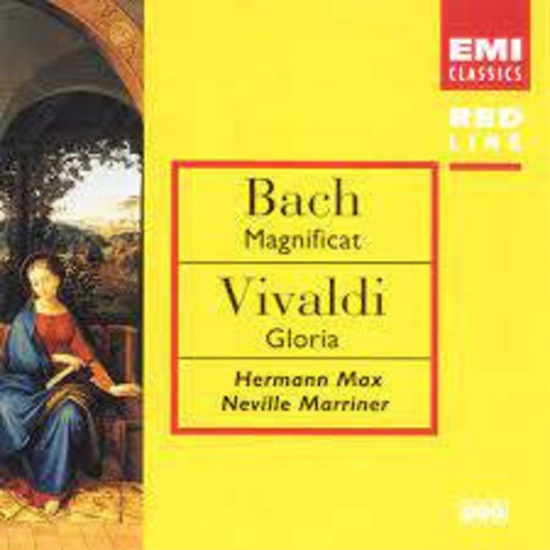 Johann Sebastian Bach, Antonio Vivaldi, Hermann Max, Sir Neville Marriner – Magnificat / Gloria (CD, Album) (Very Good Plus (VG+))