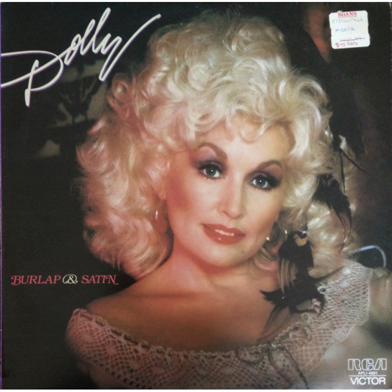 Dolly Parton – Burlap & Satin (LP, Album) (Very Good Plus (VG+))