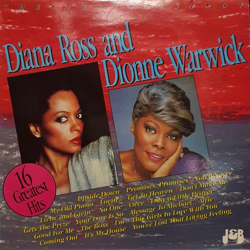 Diana Ross, Dionne Warwick – The Best Of Diana Ross And Dionne Warwick (CD, Comp) (Good Plus (G+))