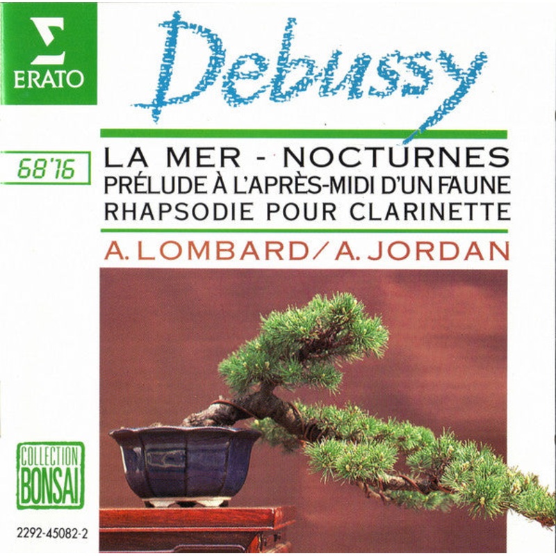Claude Debussy, Alain Lombard / Armin Jordan – La Mer – Nocturnes / Prlude  L’aprs-Midi D’un Faune / Rhapsodie Pour Clarinette (CD) (Very Good Plus (VG+))