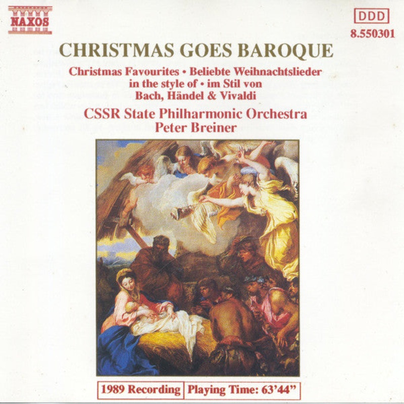 CSSR State Philharmonic Orchestra*, Peter Breiner – Christmas Goes Baroque (CD) (Very Good (VG))