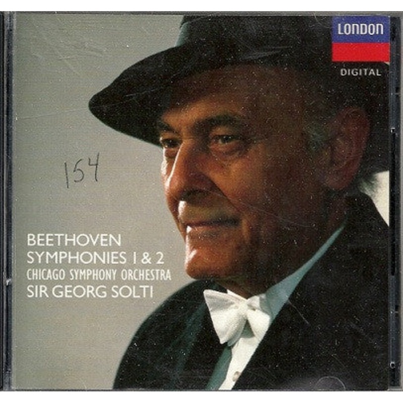 Ludwig van Beethoven – Chicago Symphony Orchestra, Georg Solti – Symphonies 1 & 2 (CD, Album) (Very Good Plus (VG+))