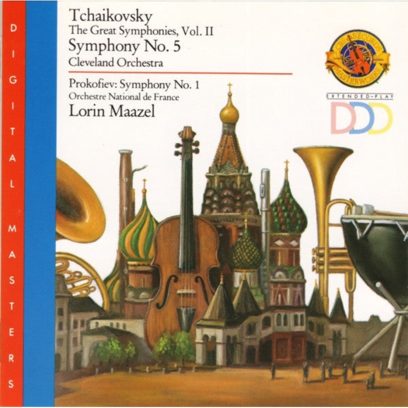 Tchaikovsky* / Prokofiev* – Lorin Maazel, Cleveland Orchestra* / Orchestre National De France – Tchaikovsky: The Great Symphonies, Vol. II (CD, Comp) (Very Good Plus (VG+))