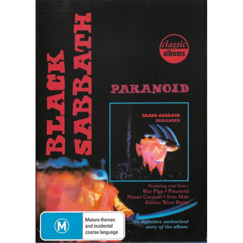 Black Sabbath – Paranoid (DVD-V, NTSC, Reg) (Very Good Plus (VG+))