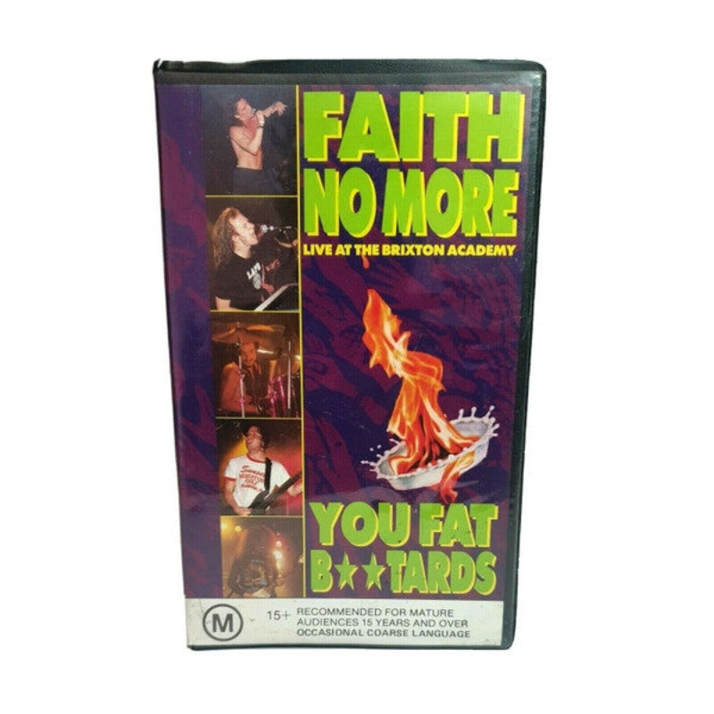 Faith No More – You Fat B**tards (Live At The Brixton Academy) (VHS, PAL, Cla) (Very Good Plus (VG+))