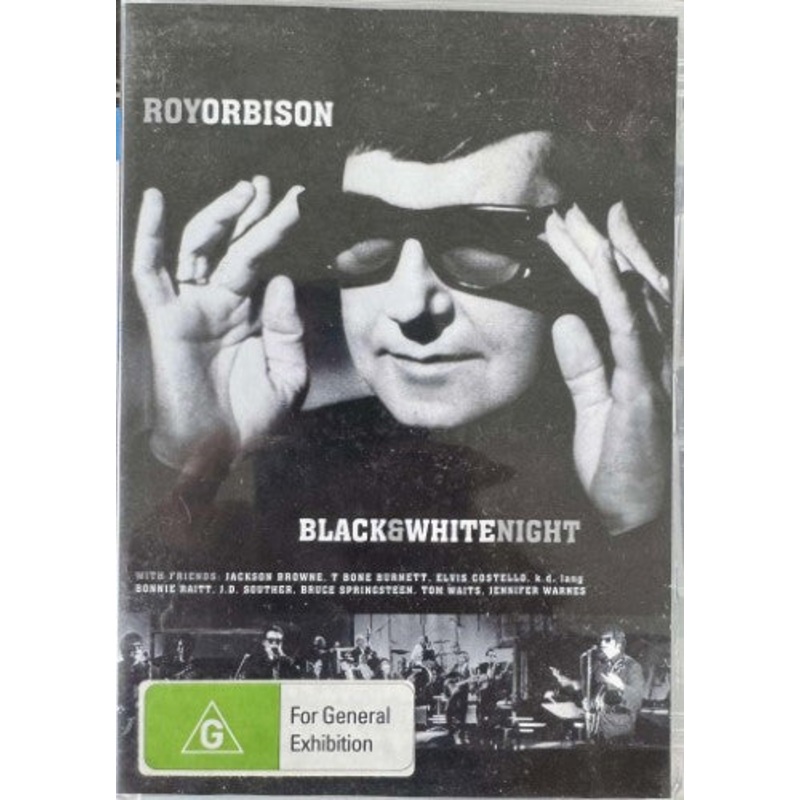 Roy Orbison – Black & White Night (DVD-V, Multichannel, PAL, Reg) (Very Good Plus (VG+))