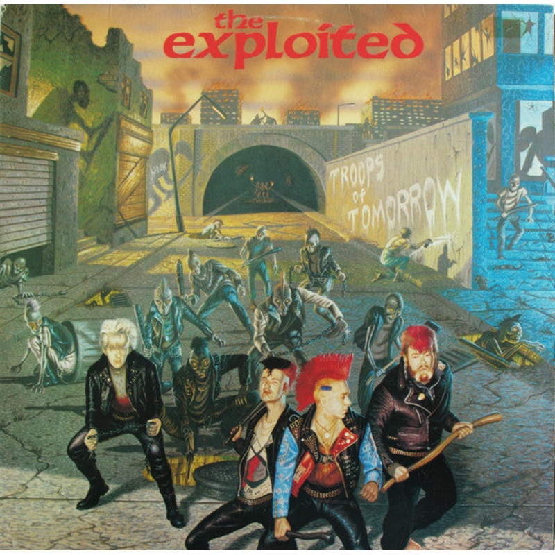 The Exploited – Troops Of Tomorrow (LP, Album) (Good Plus (G+))