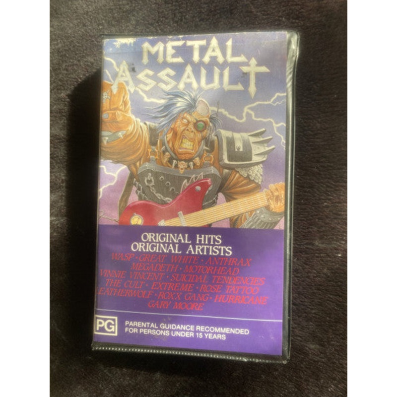 Various –  Metal Assault (VHS, Comp, PAL) (Very Good Plus (VG+))