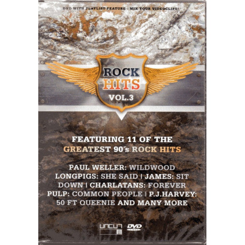 Various – Rock Hits Vol. 3 (DVD-V, Comp, Multichannel, PAL) (Good Plus (G+))