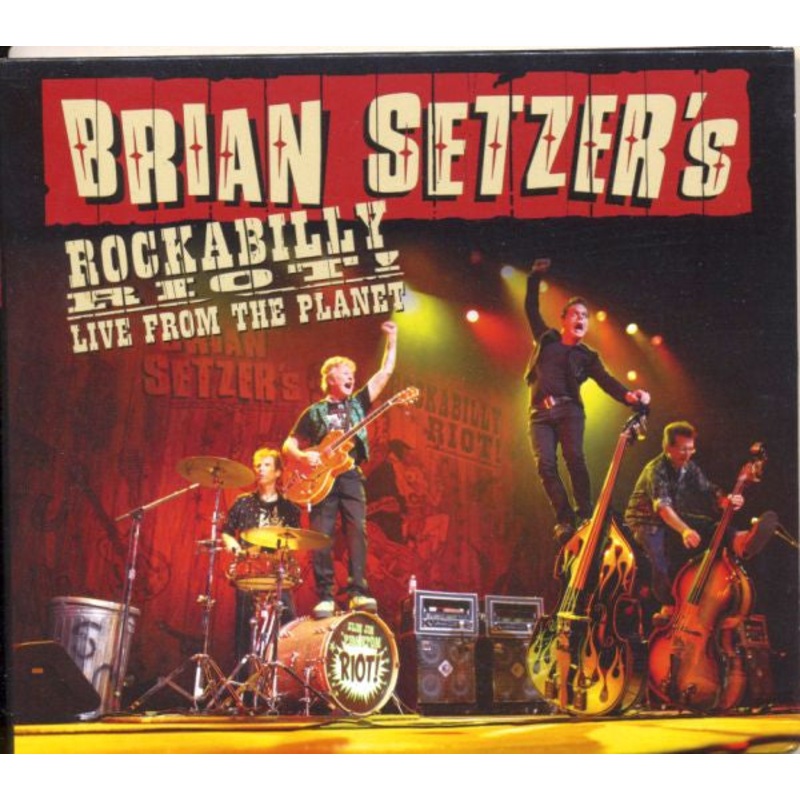 Brian Setzer – Rockabilly Riot! Live From The Planet (CD, Album) (Very Good Plus (VG+))