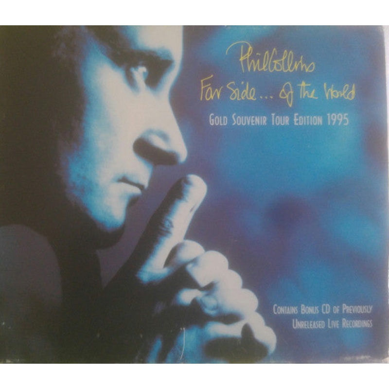 Phil Collins – Far Side… Of The World (Gold Souvenir Tour Edition 1995) (CD, Album, RE, Gol + CD, EP, Gol + Box, Tou) (Very Good Plus (VG+))