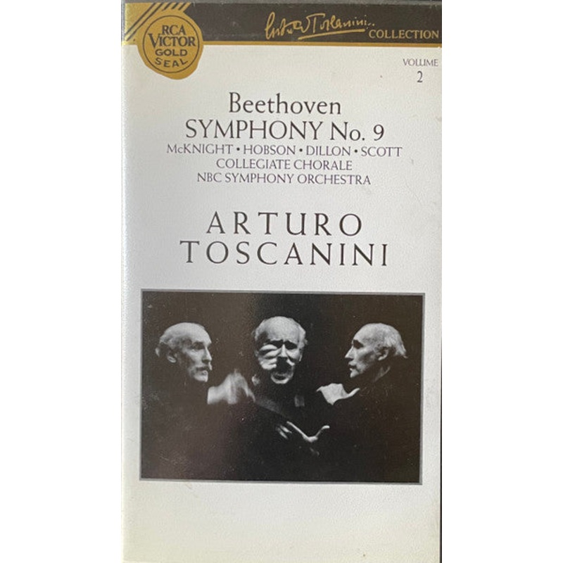Beethoven*, NBC Symphony Orchestra, Arturo Toscanini – Symphony No. 9  (VHS, Mono) (Very Good Plus (VG+))
