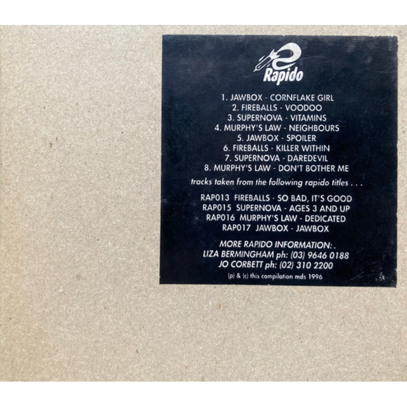 Various – Rapido Sampler 1996 (CD, Comp, Promo, Smplr) (Very Good Plus (VG+))