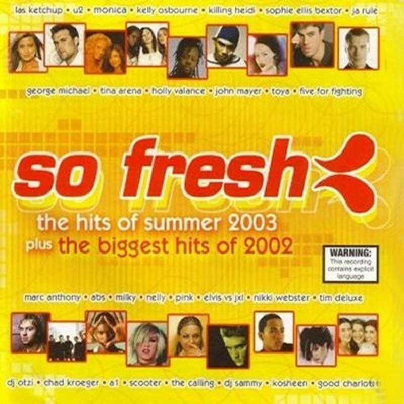 Various – So Fresh: The Hits Of Summer 2003 Plus The Biggest Hits Of 2002 (2xCD, Comp) (Very Good (VG))