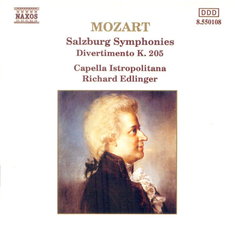 Wolfgang Amadeus Mozart, Capella Istropolitana, Richard Edlinger – Salzburg Symphonies / Divertimento K. 205 (CD, Album, RE) (Very Good (VG))