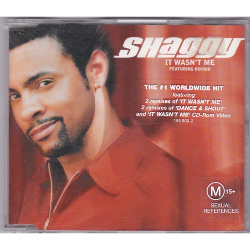 Shaggy Featuring Rik Rok – It Wasn’t Me (CD, Single, Enh) (Very Good Plus (VG+))