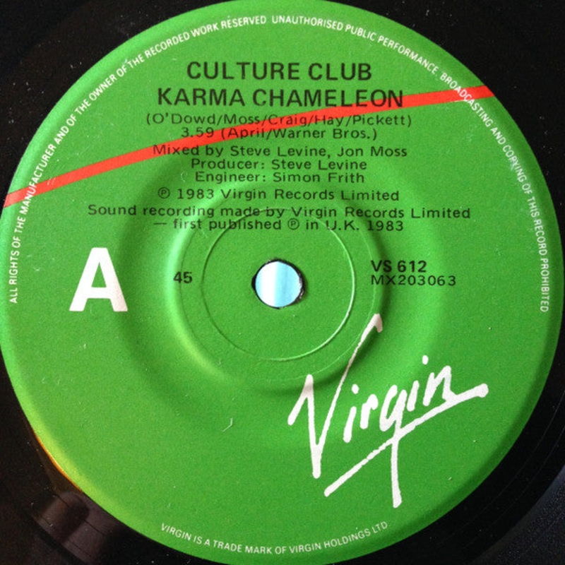 Culture Club – Karma Chameleon (7, Single) (Very Good (VG))