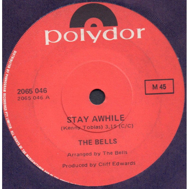 The Bells  – Stay Awhile (7, Single) (Very Good (VG))
