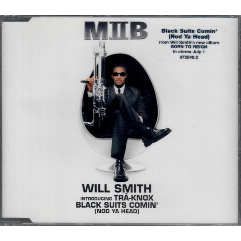 Will Smith Introducing Tra-Knox – Black Suits Comin’ (Nod Ya Head) (CD, Maxi) (Very Good Plus (VG+))