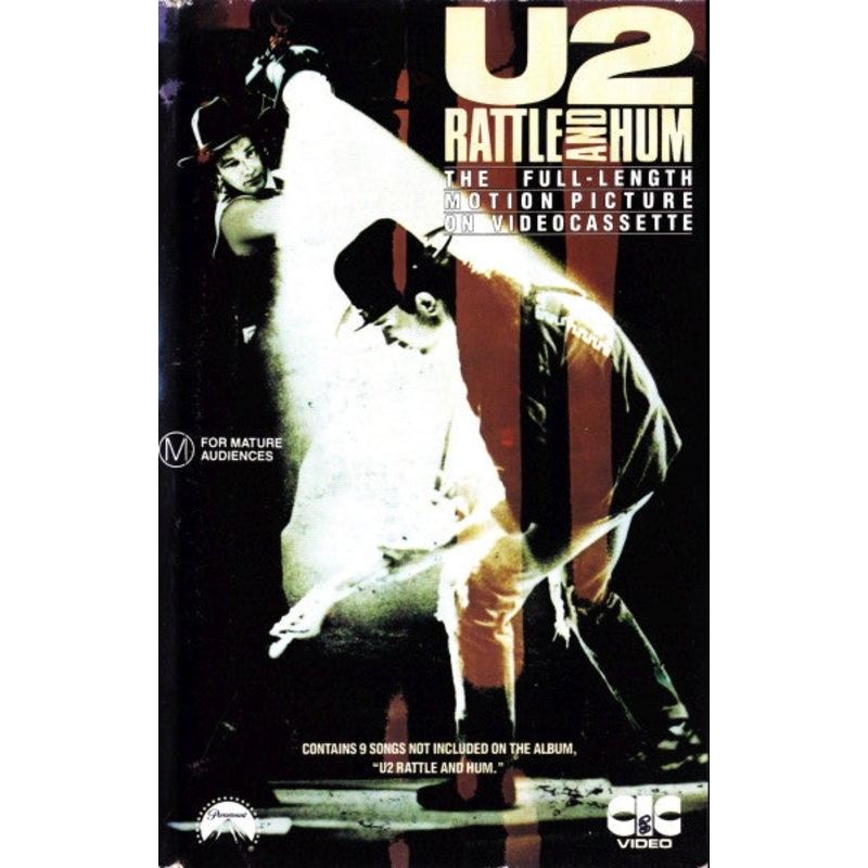 U2 – Rattle And Hum (The Full Length Motion Picture On  Videocassette) (VHS, RE, PAL) (Very Good Plus (VG+))