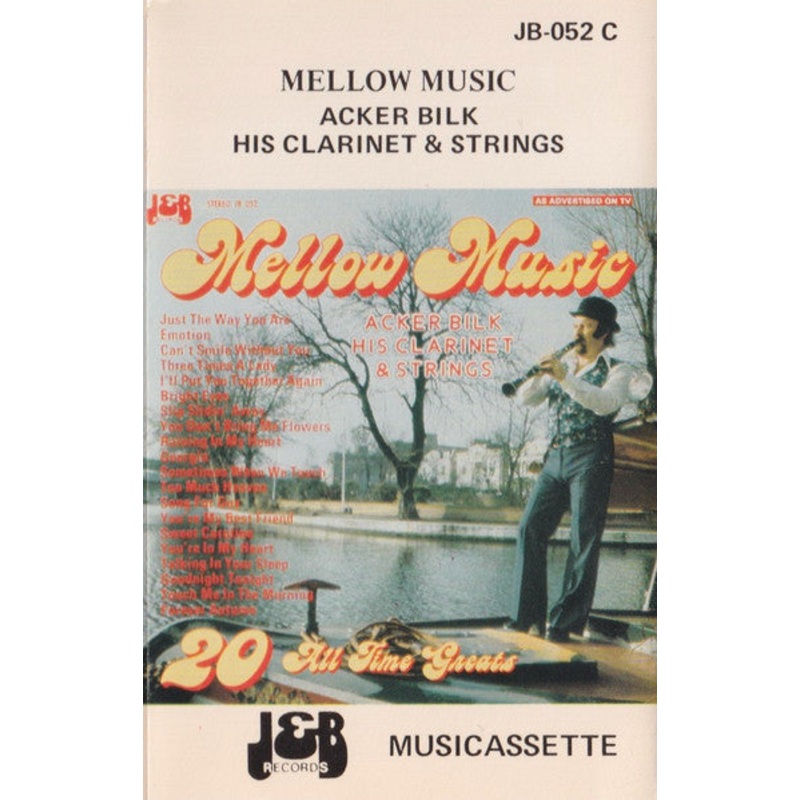 Acker Bilk His Clarinet And Strings – Mellow Music (Cass, Comp) (Very Good Plus (VG+))