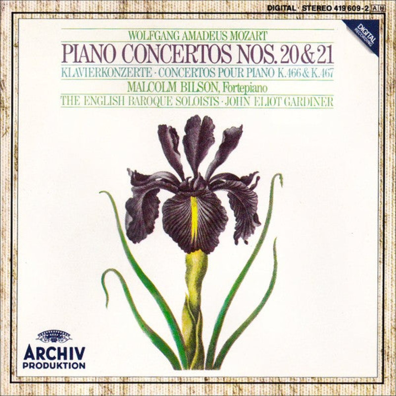 Wolfgang Amadeus Mozart – Malcolm Bilson  The English Baroque Soloists  John Eliot Gardiner – Piano Concertos Nos. 20 & 21 (CD) (Very Good Plus (VG+))