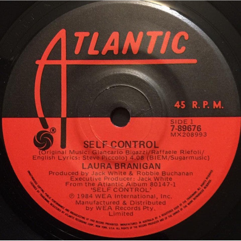 Laura Branigan – Self Control (7, Single) (Very Good (VG))