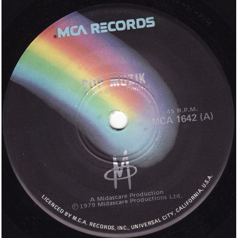 M  – Pop Muzik (7, Single) (Very Good (VG))