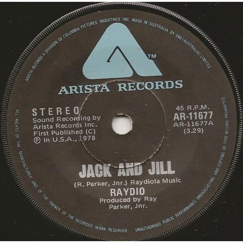 Raydio – Jack And Jill  (7, Single) (Very Good (VG))