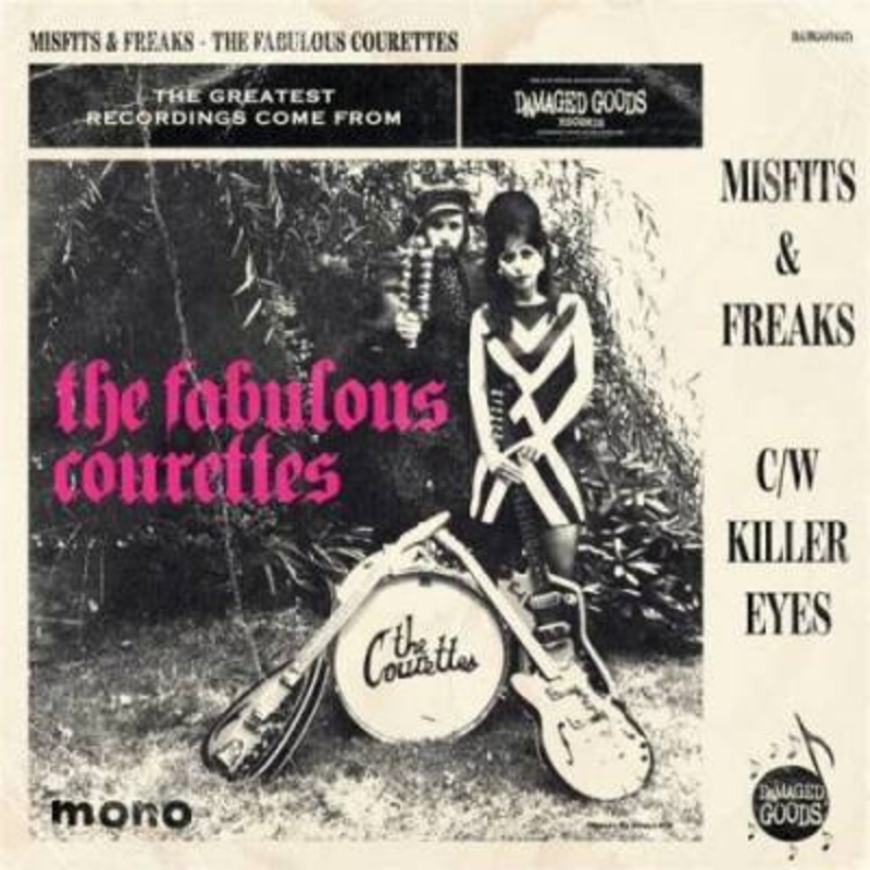 The Courettes – Misfits & Freaks c/w Killer Eyes (White Vinyl)