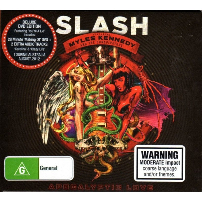 Slash Featuring Myles Kennedy And The Conspirators – Apocalyptic Love (Dlx + CD, Album + DVD) (Very Good (VG))