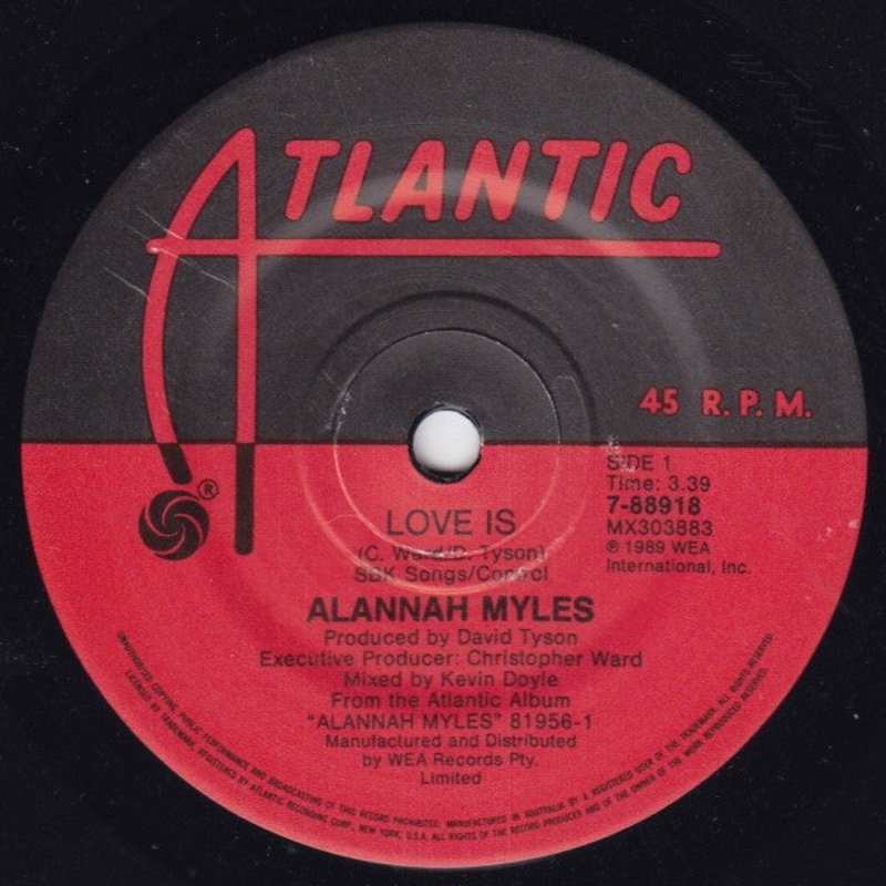 Alannah Myles – Love Is (7, Single) (Very Good (VG))