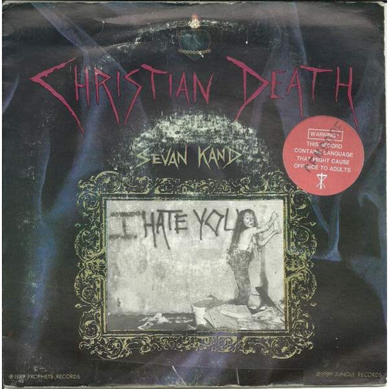Christian Death – We Fall Like Love / I Hate You (7, Single) (Very Good (VG))