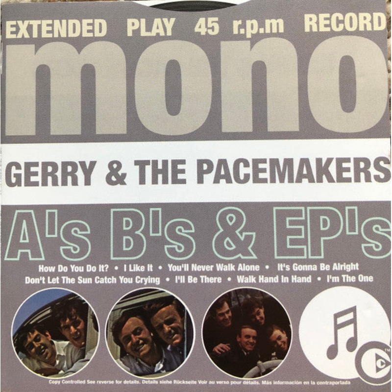 Gerry & The Pacemakers – A’s B’s & EPs (CD, Comp, Mono, Cop) (Mint (M))
