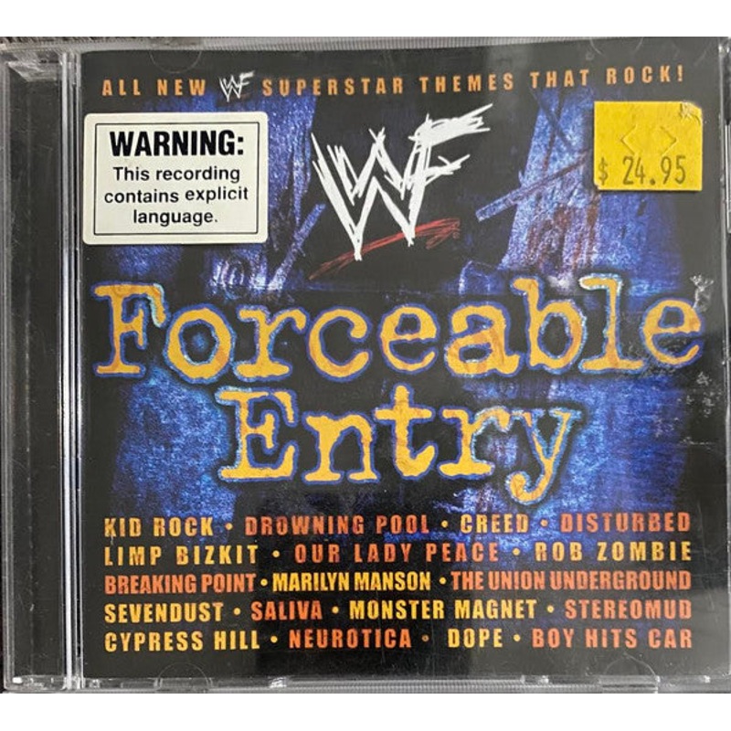 Various – WWF Forceable Entry (CD, Comp) (Very Good Plus (VG+))