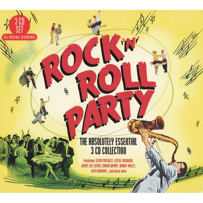 Various – Rock ‘N’ Roll Party (3xCD, Comp) (Very Good Plus (VG+))