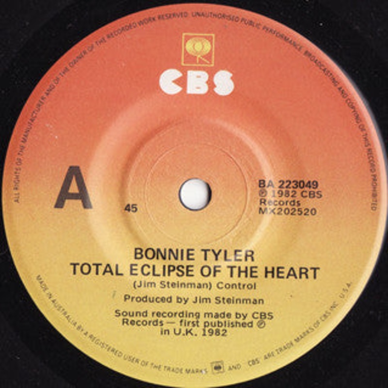 Bonnie Tyler – Total Eclipse Of The Heart (7, Single) (Very Good Plus (VG+))
