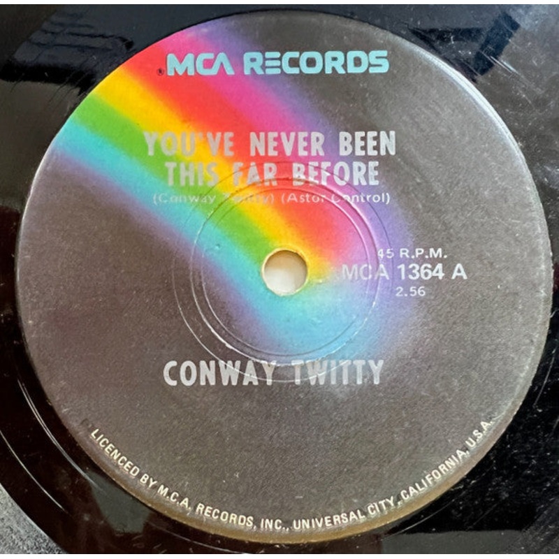 Conway Twitty – You’ve Never Been This Far Before (7, Single) (Very Good (VG))