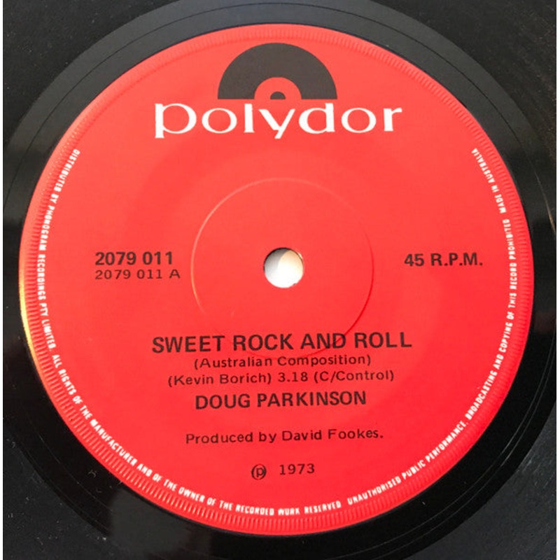 Doug Parkinson – Sweet Rock And Roll (7, Single) (Very Good (VG))