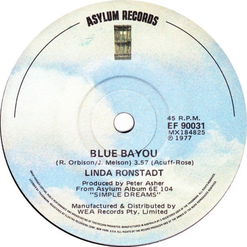 Linda Ronstadt – Blue Bayou (7) (Very Good (VG))
