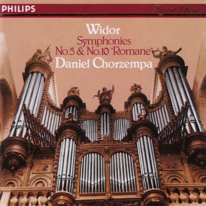 Widor* – Daniel Chorzempa – Symphonies No. 5 & No. 10 Romane (CD, Album) (Very Good Plus (VG+))