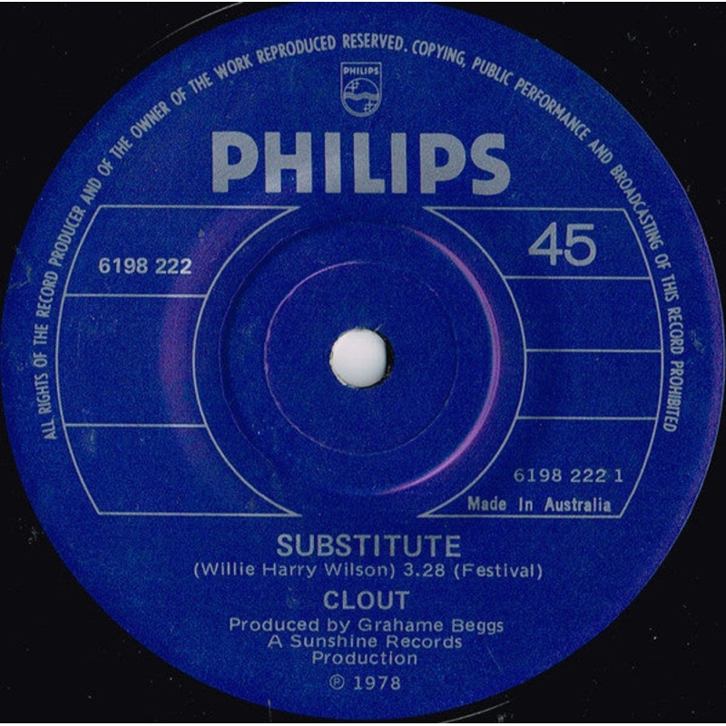 Clout – Substitute (7, Single) (Very Good (VG))